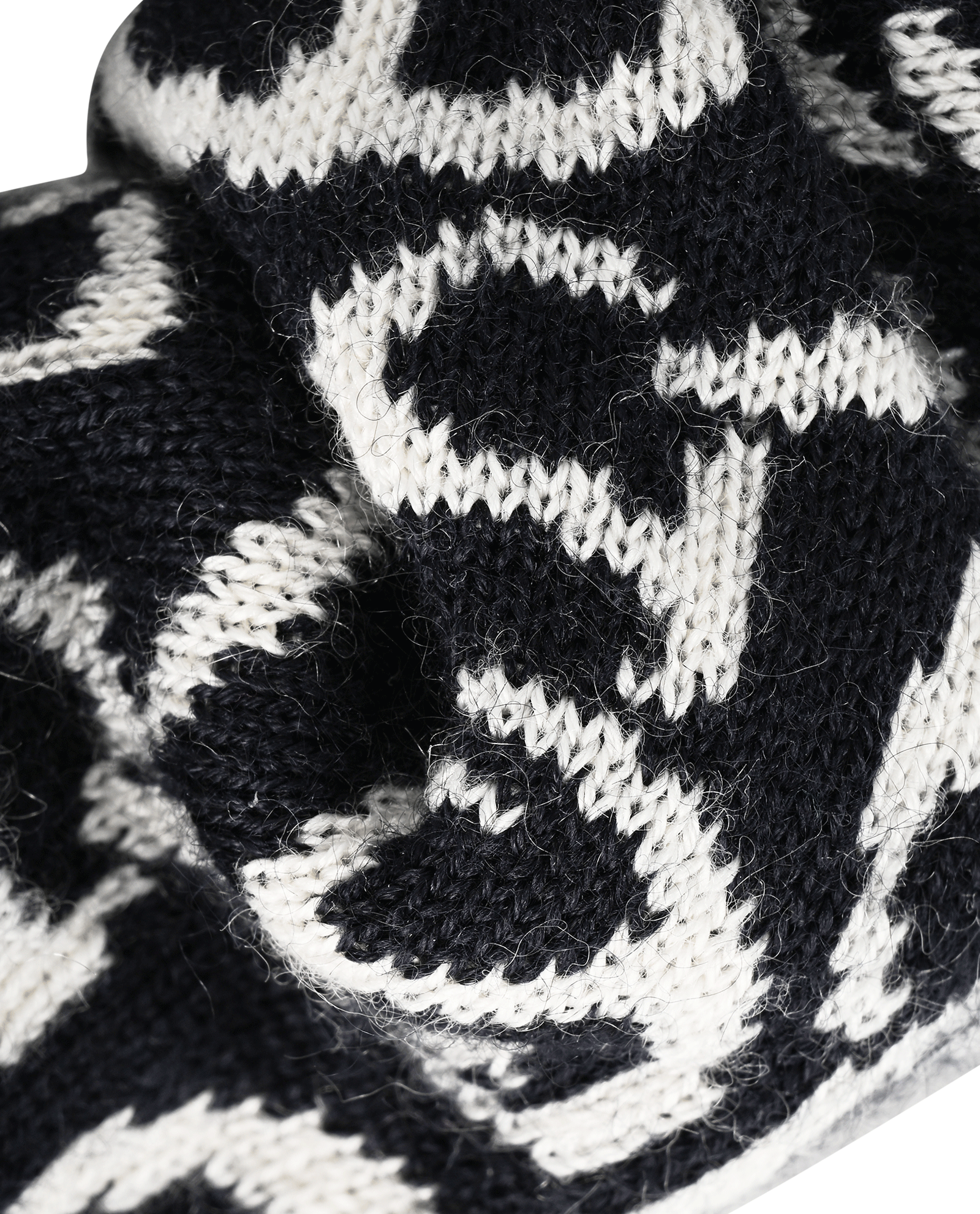 Hermes Claudia Hair Scrunchie, &pound;250, Accessories, Blue/White, Cashmere, Other view